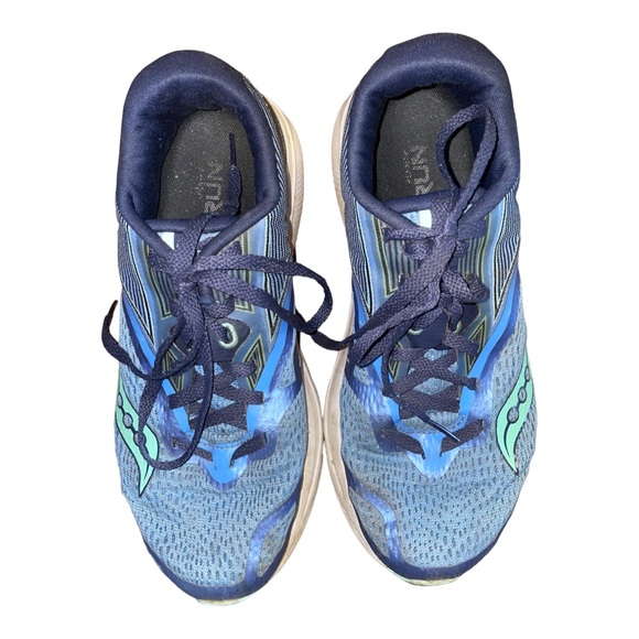 Saucony Kinvara women’s sneakers size : 7 Blue Teal - Picture 7 of 10